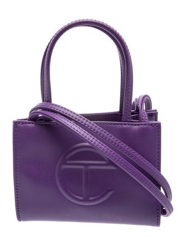 Telfar Vegan Leather Small Grape Shopping Bag