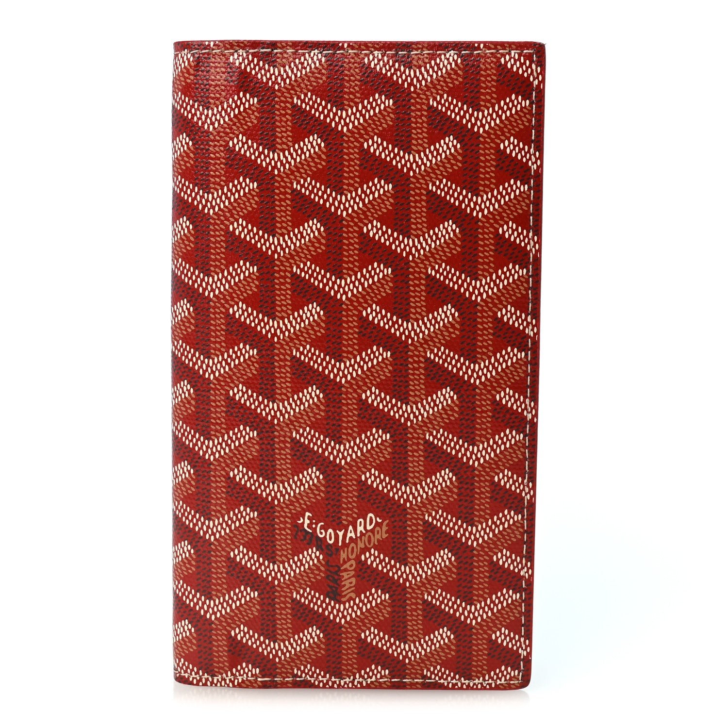 Goyard Goyardine Saint Roch Wallet Red