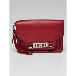 Proenza Schouler Proenza Schouler Red Leather PS11 Wristlet Clutch Bag