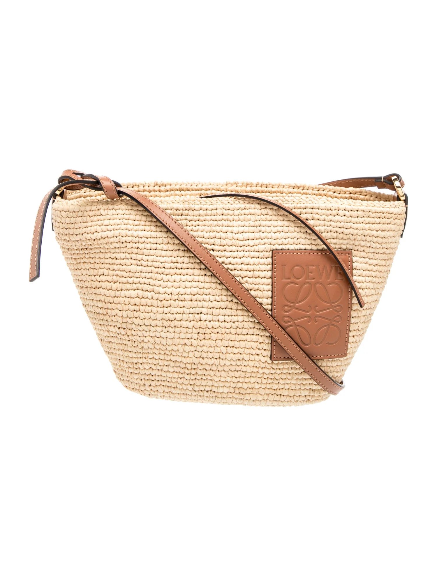 Leather Pochette Basket Bag 2024
