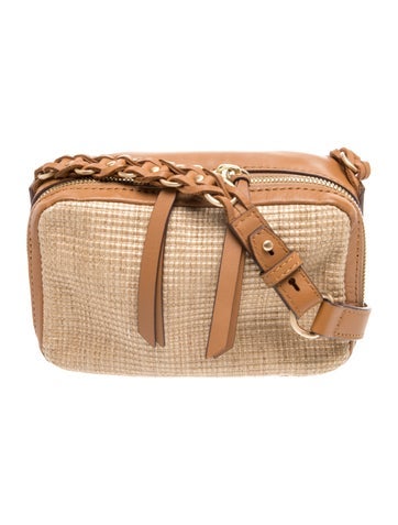 Raffia Crossbody Bag