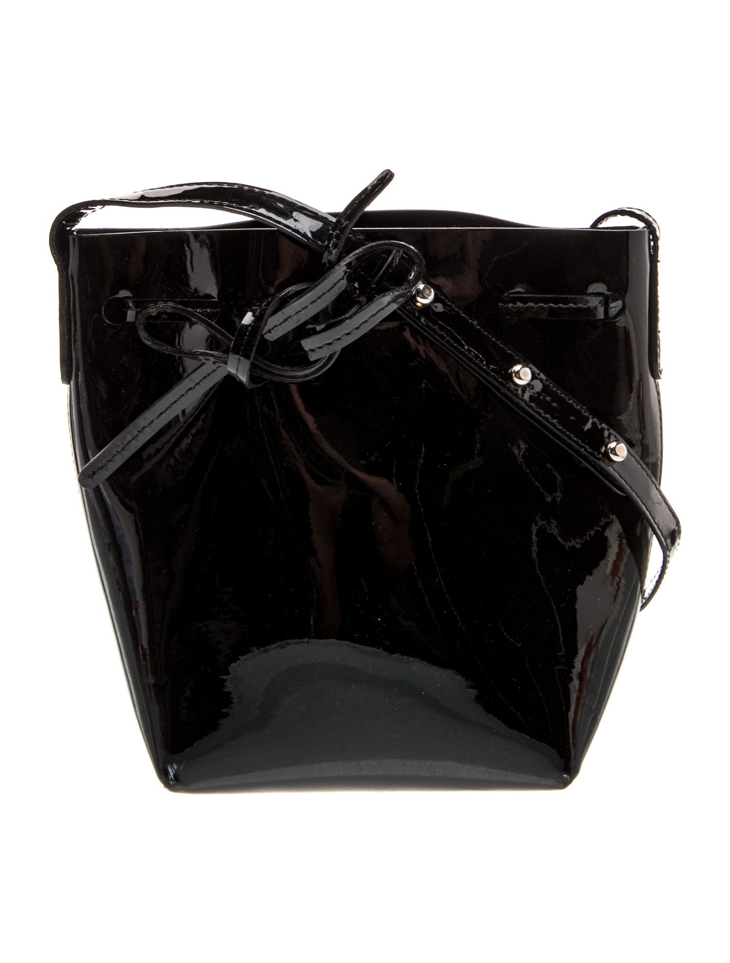 Mansur Gavriel Patent Leather Bucket Bag