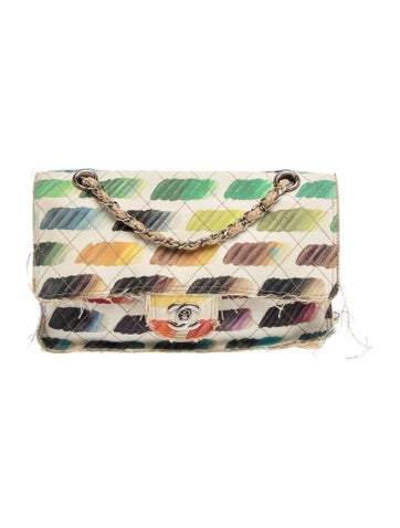 Medium Colorama Watercolor Single Flap Bag
