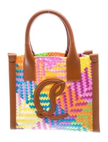 Straw Top Handle Bag