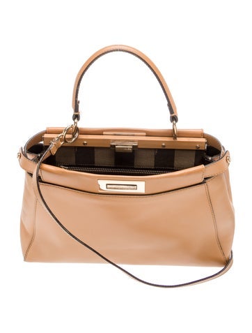 Fendi Leather Peekaboo Large