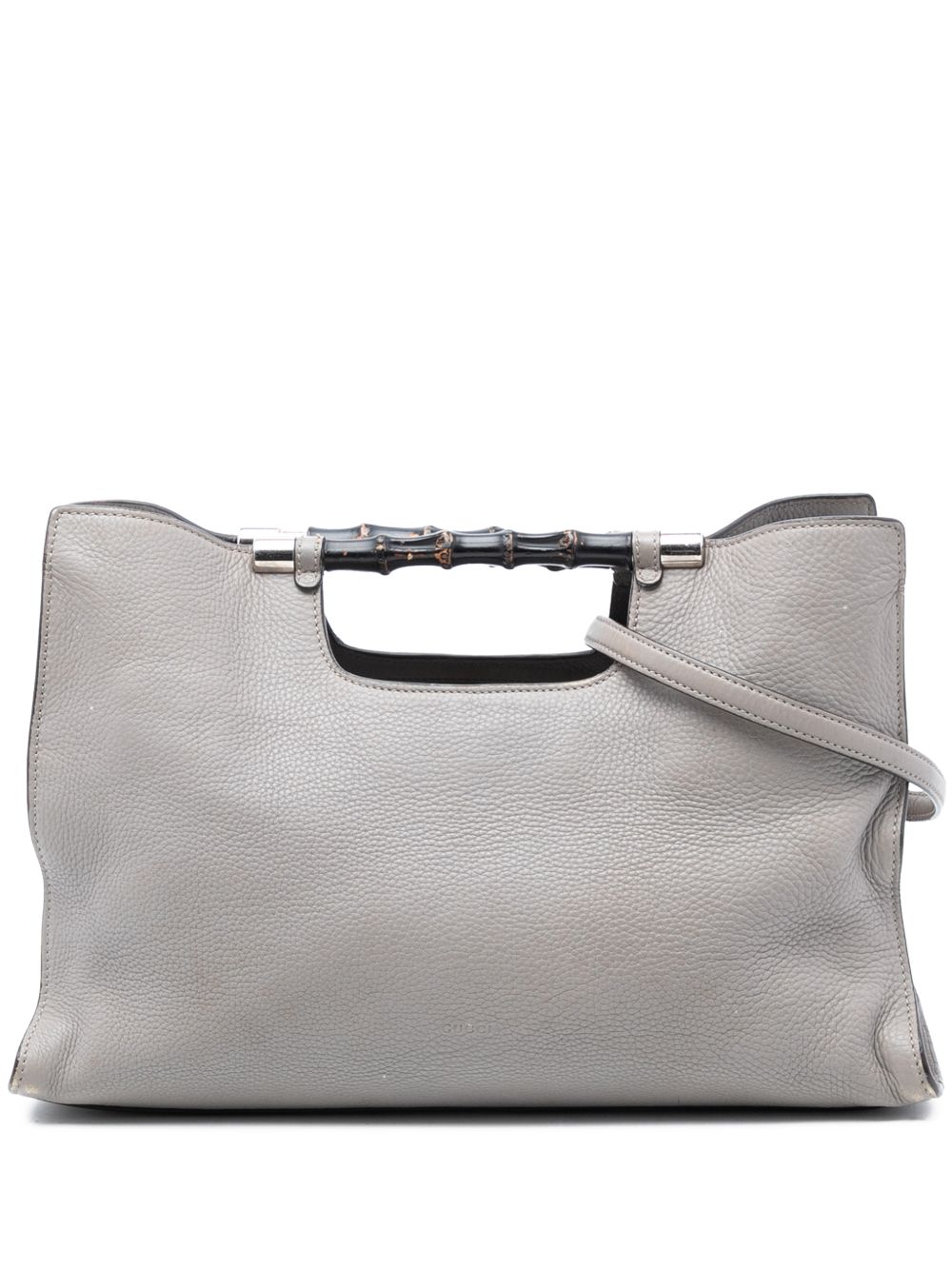 2016-2026 Medium Calfskin Bamboo Daily Shopper satchel