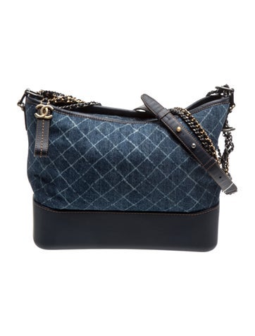 Large Denim Gabrielle Hobo