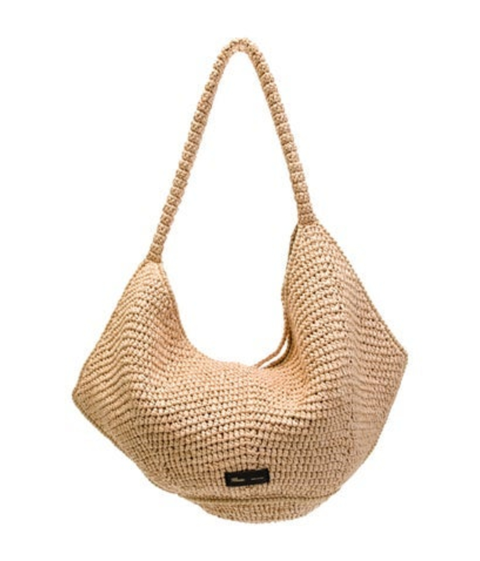 Khaite Raffia Shoulder Bag