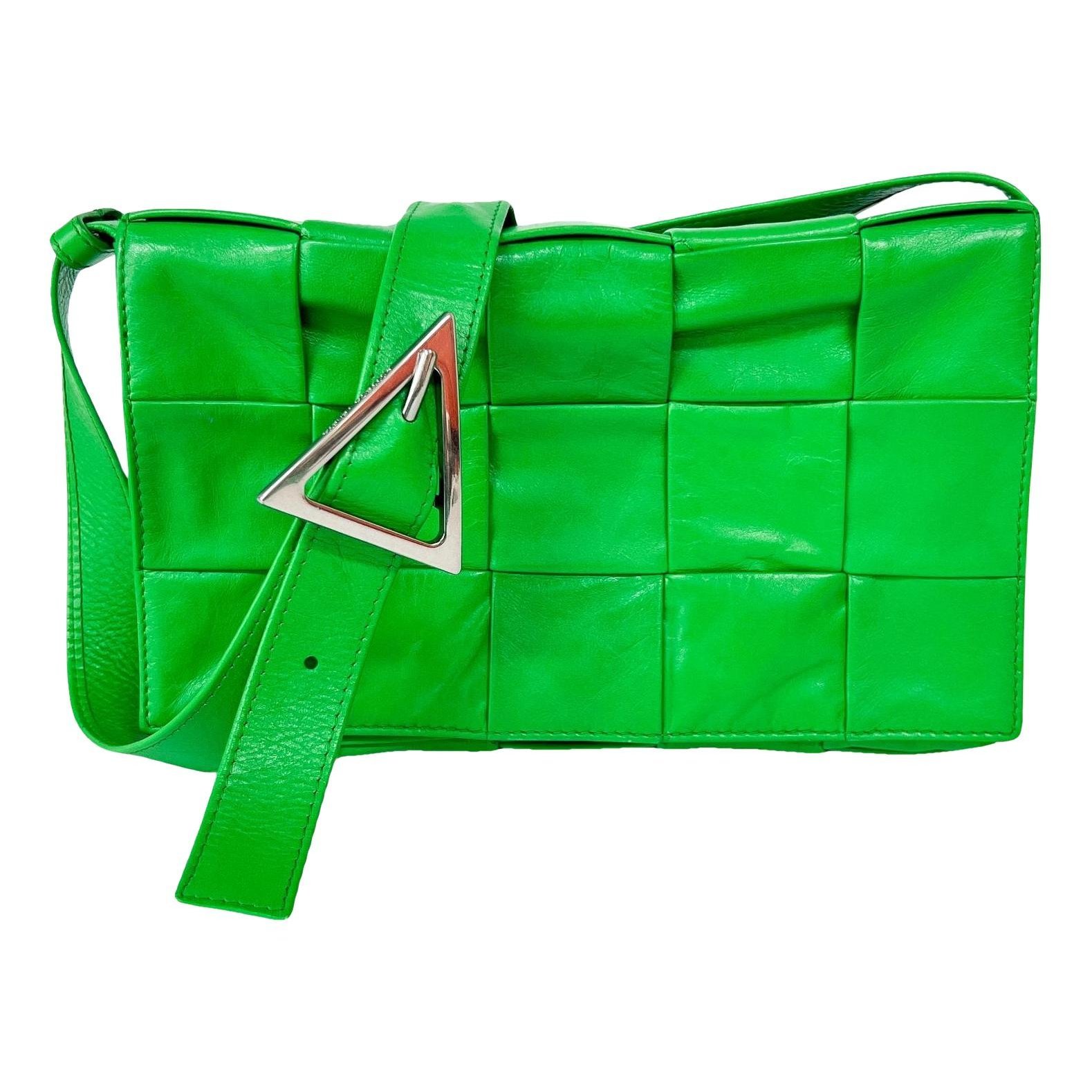 Cassette leather crossbody bag