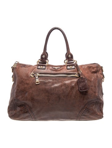 Prada Signature Top Handle Bag