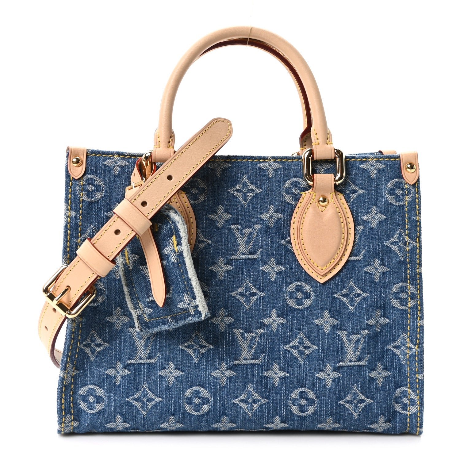 Louis Vuitton Monogram Denim Onthego PM Blue