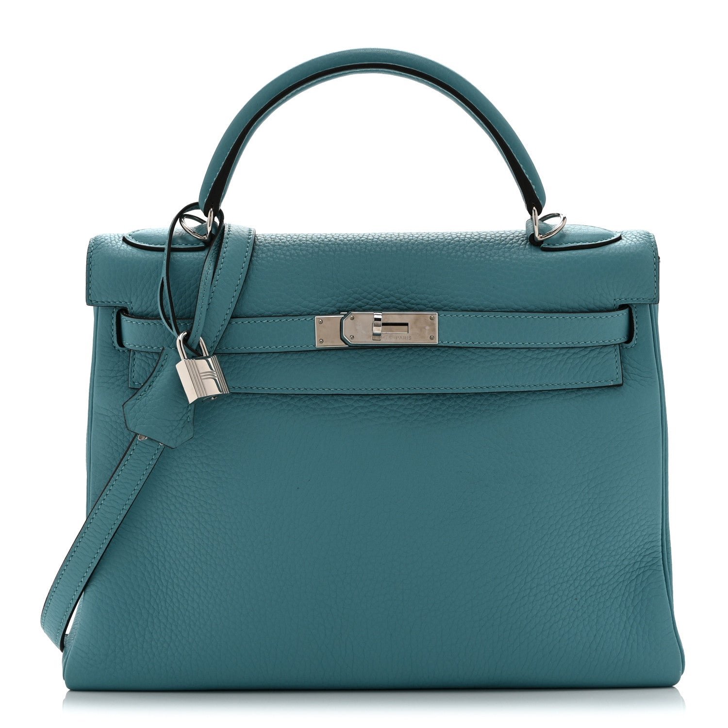 Hermes Togo Kelly Retourne 32 Bleu Atoll