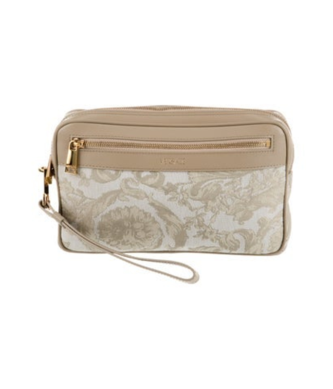 Versace Canvas Clutch