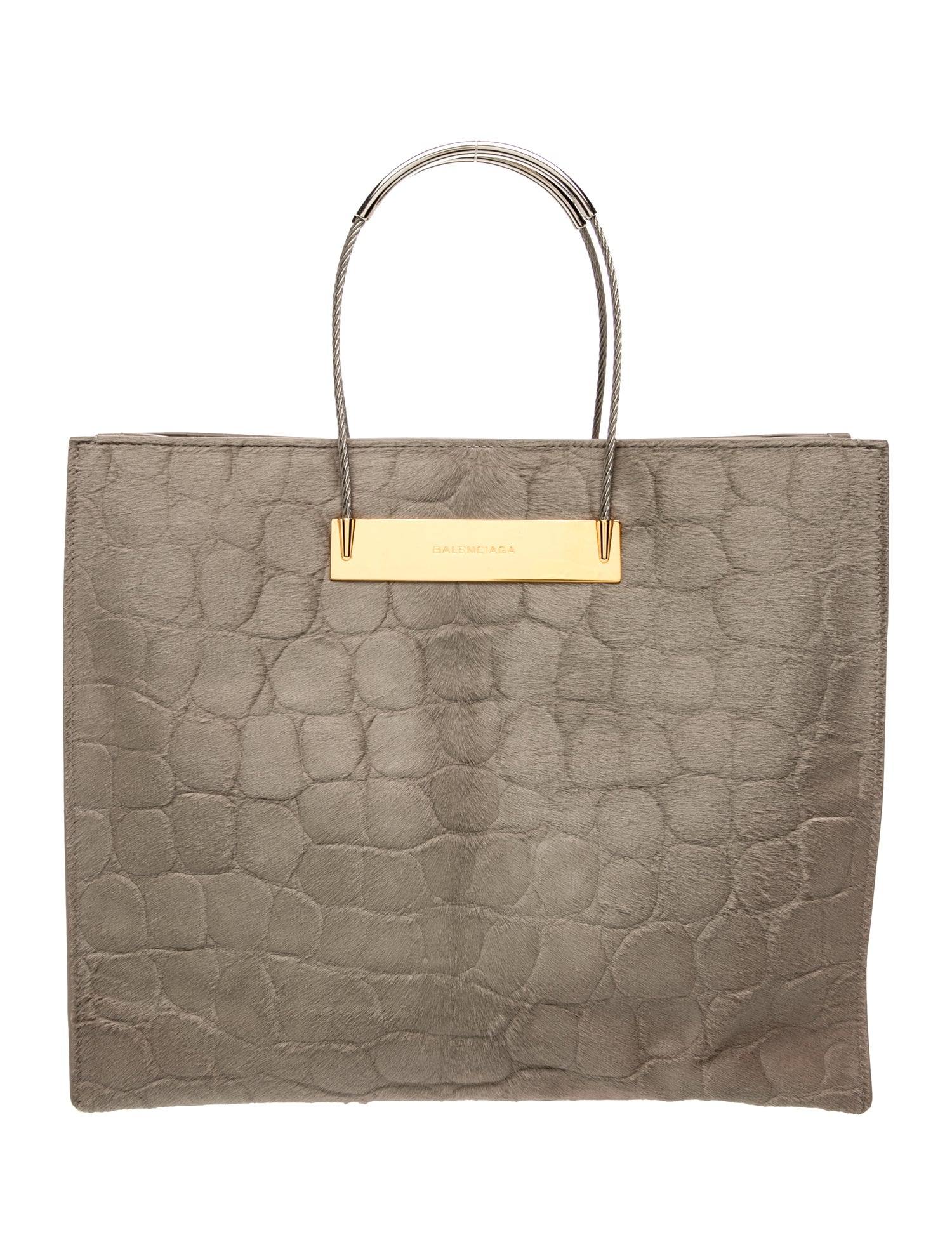 Leather Top Handle Bag
