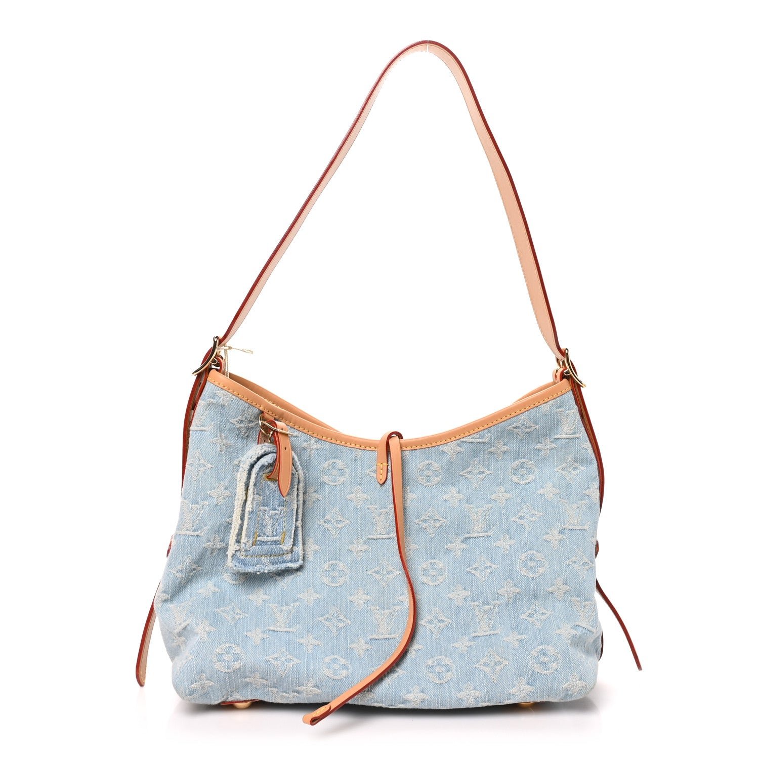 Louis Vuitton Monogram Denim CarryAll PM Sky Blue