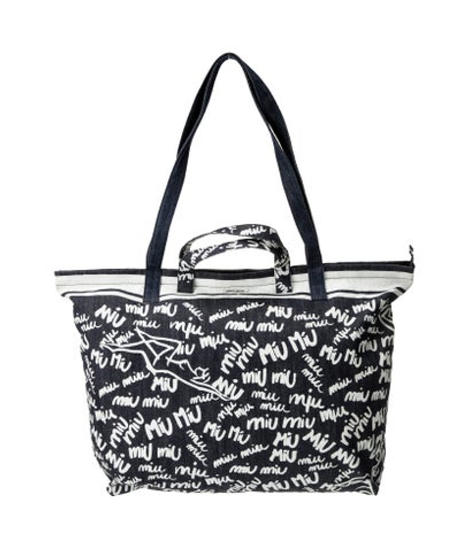 Miu Miu Miu Denim Tote