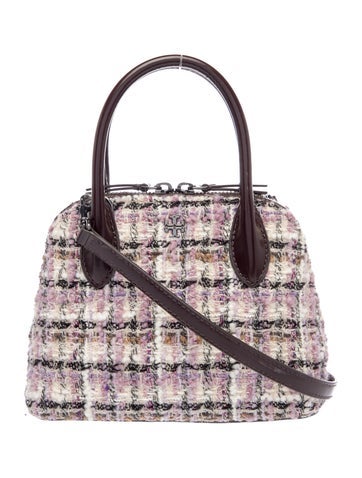 Tweed Top Handle Bag