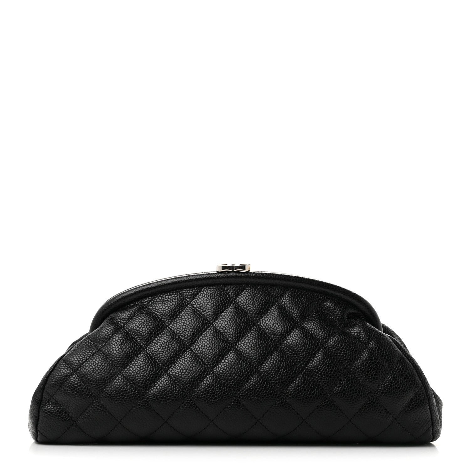 Chanel Caviar Quilted Timeless Clutch Black