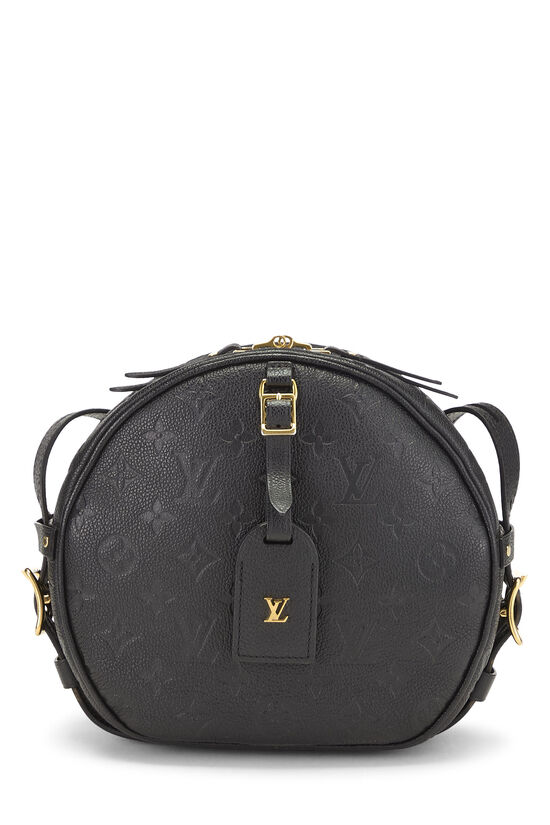 Louis Vuitton Black Empreinte Boite Chapeau Souple MM
