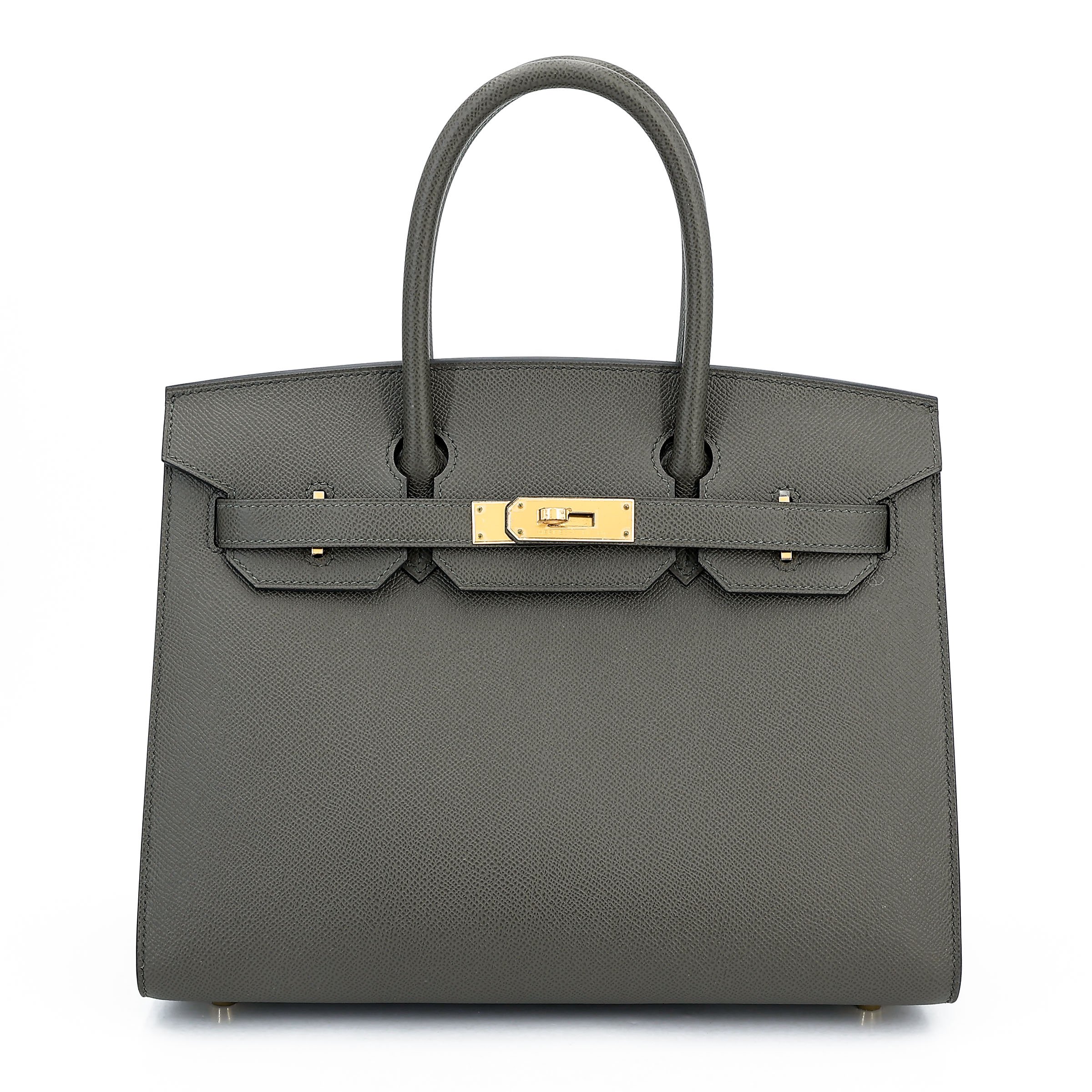 Hermes Unused ( Rank NS ) HERMÈS Birkin 30 Sellier Vert de Gris (C6) Epsom Gold hardware U (2022)