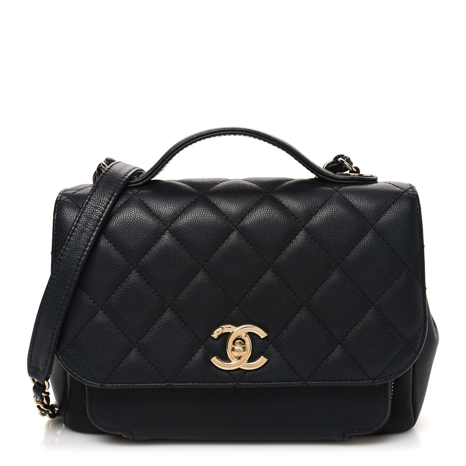 Chanel Caviar Quilted Medium Business Affinity Flap Black