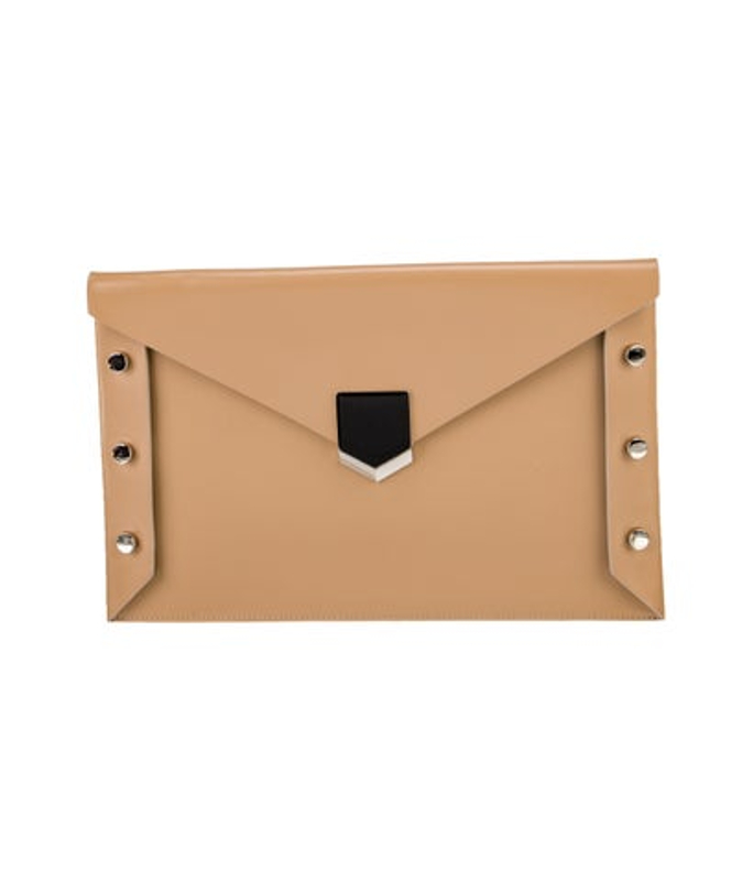 Jimmy Choo Choo Leather Clutch