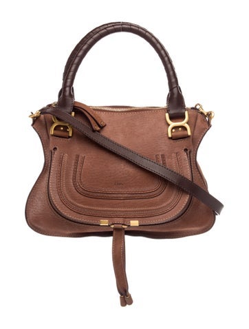 Leather Marcie Shoulder Bag Medium