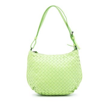 Alligator Nappa Intrecciato Shoulder Bag