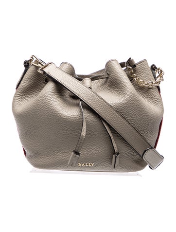 Bally Leather Bucket Bag