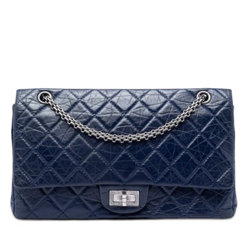 Quilted Aged Calfskin Reissue 2.55 Double Flap