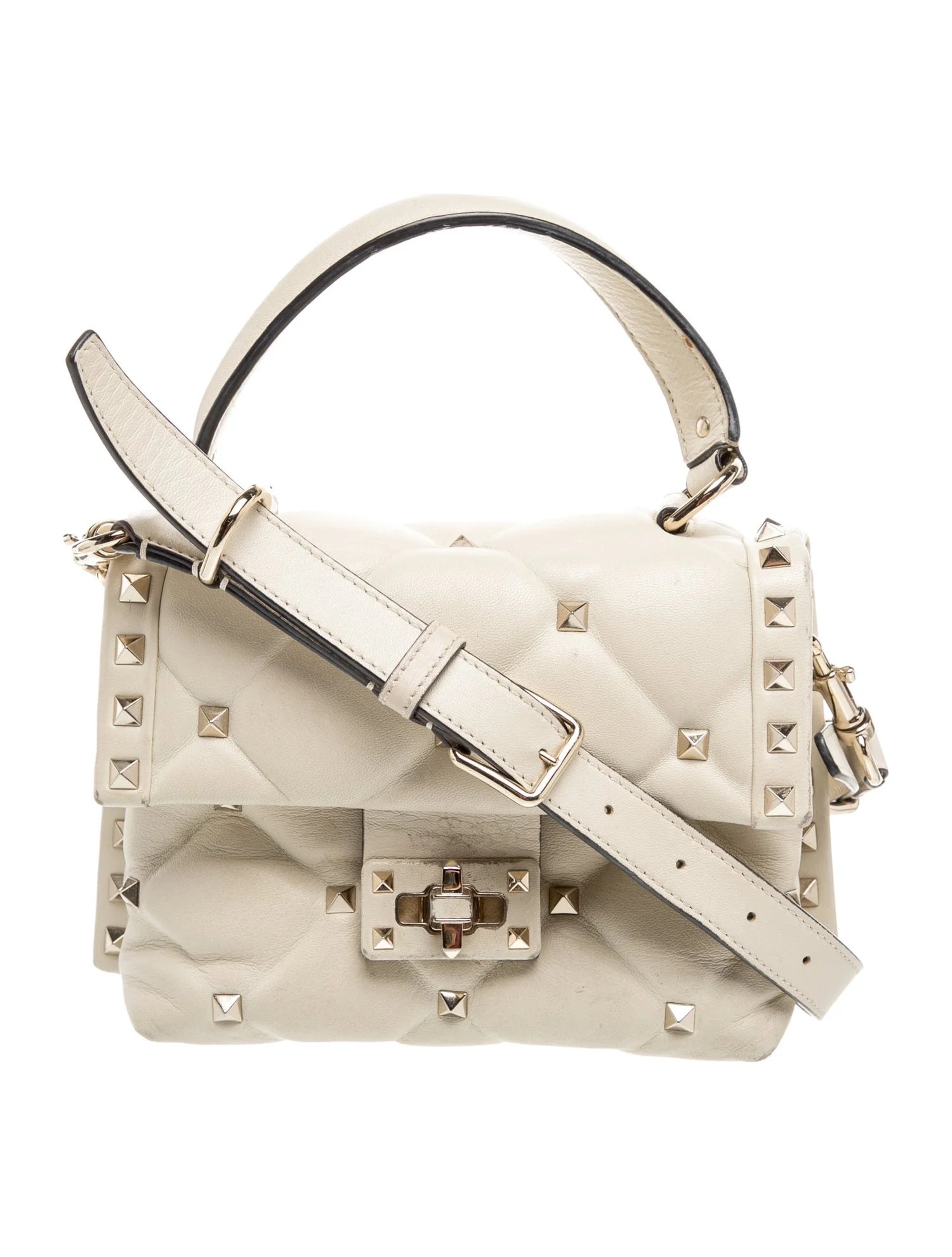 Rockstud Top Handle Bag