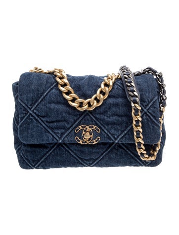 Medium Denim 19 Flap Bag