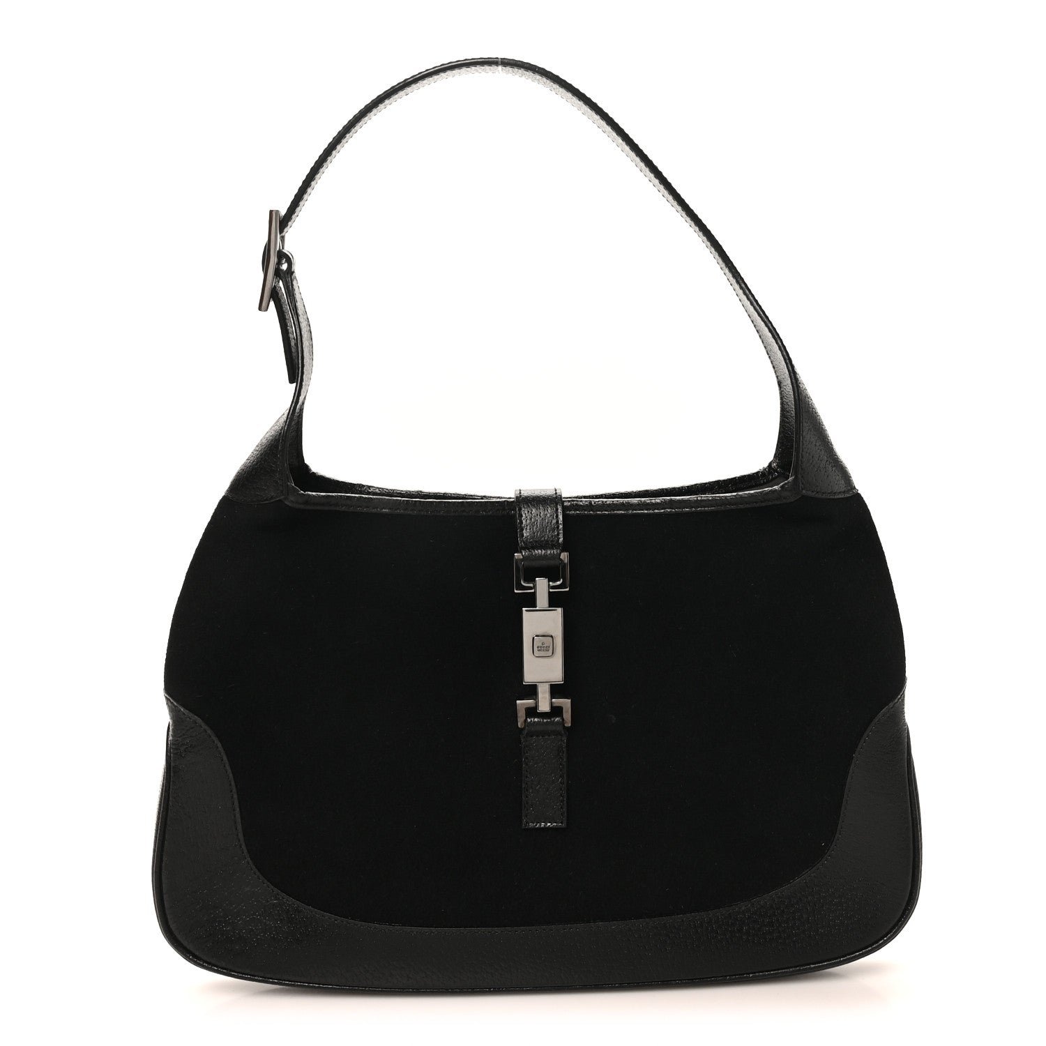 Gucci Felt Jackie O Hobo Black