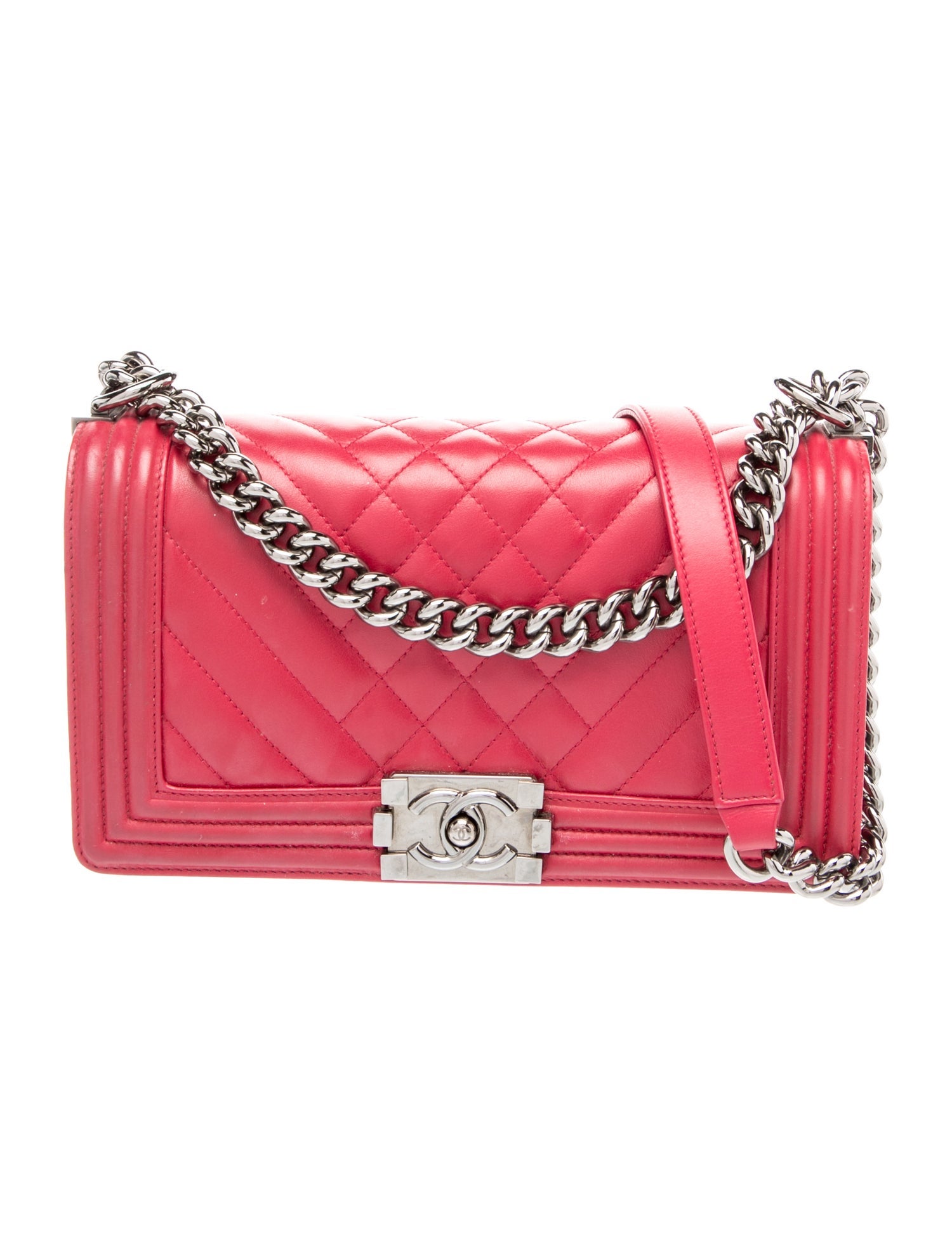 Medium Mixed Chevron Boy Bag