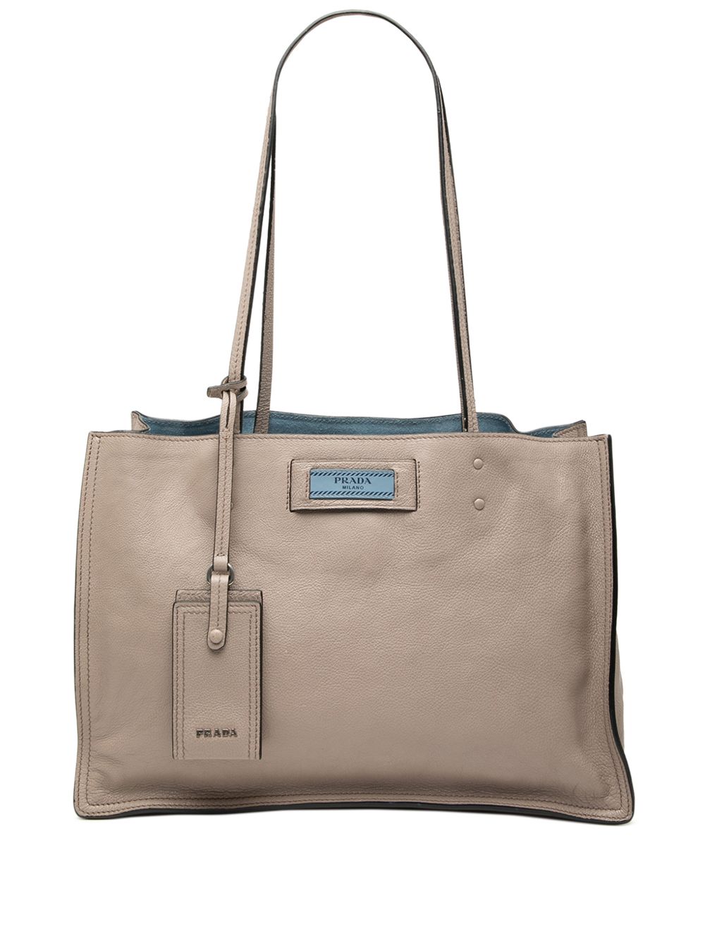 Prada 2017-2026 Glace Calf Etiquette tote bag