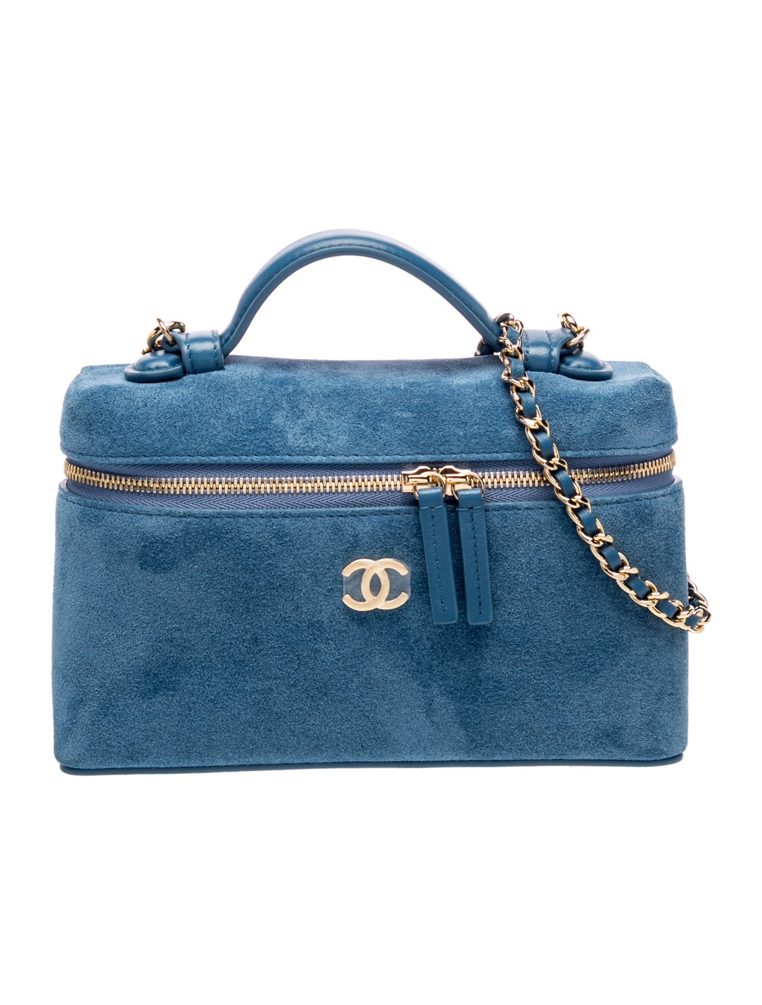Suede Slim Vanity Case w/ Tags