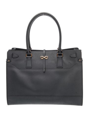 Leather Top Handle Bag
