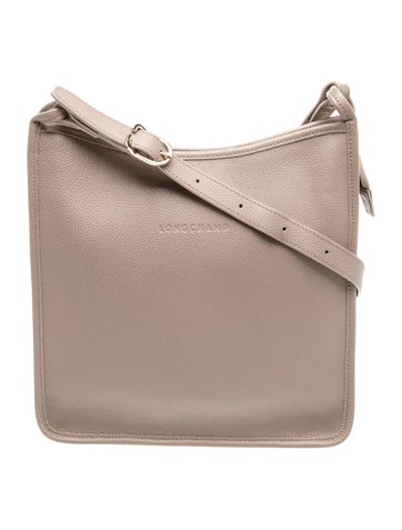 Longchamp Leather Messenger Bag