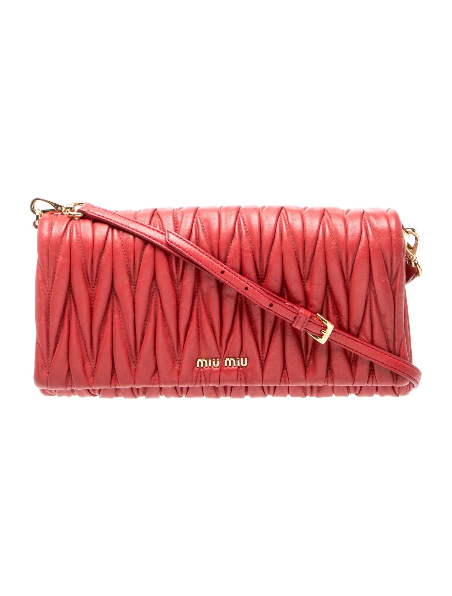 Miu Miu Leather Matelasse
