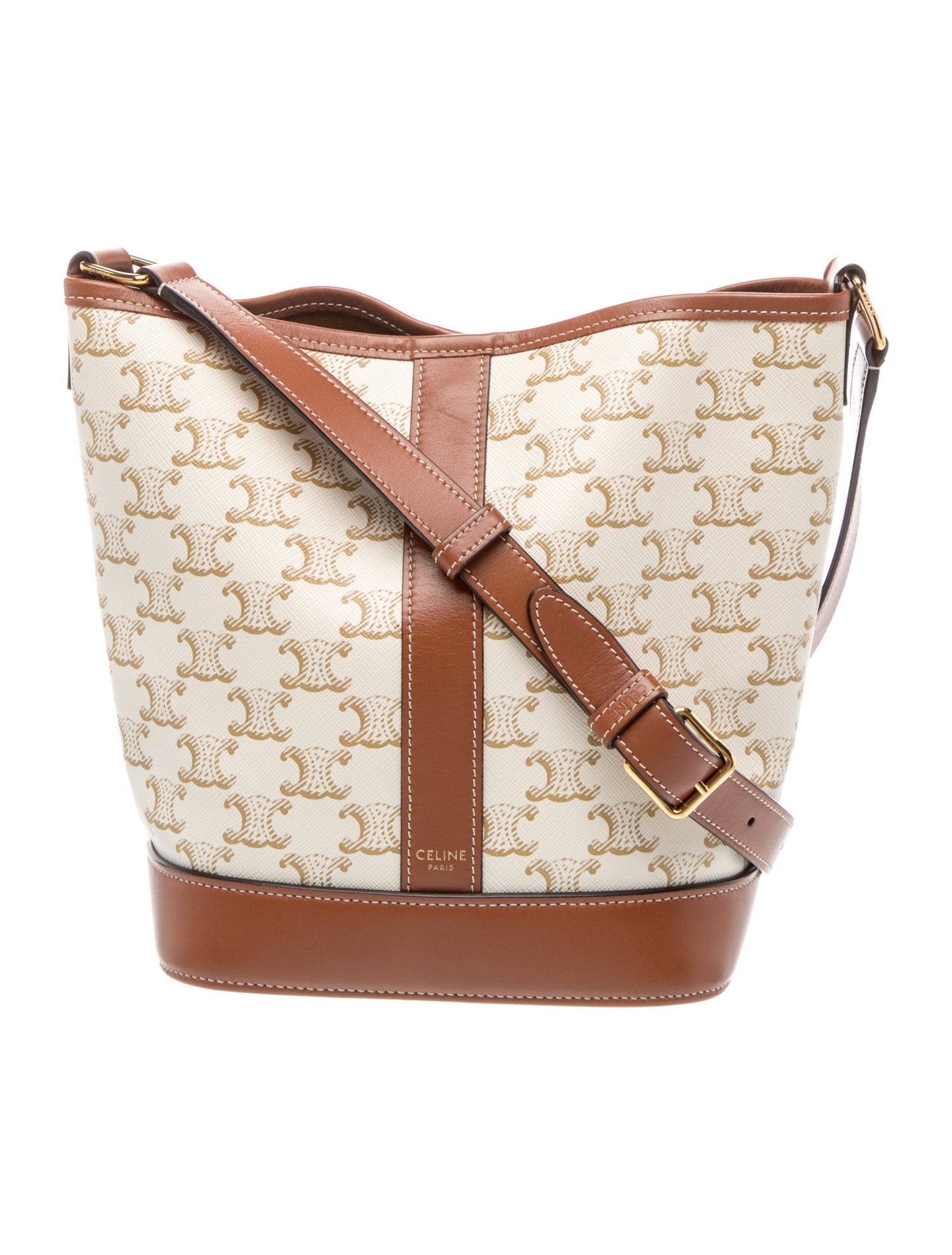 Celine Triomphe Bucket Bag Small