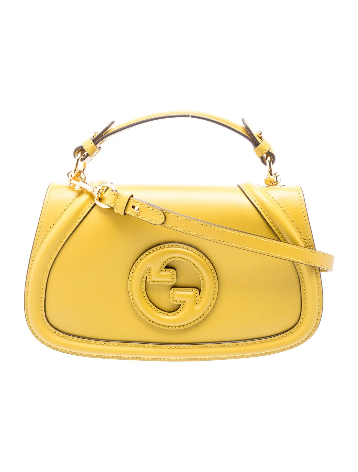Interlocking G Blondie Medium Leather Shoulder Bag Medium