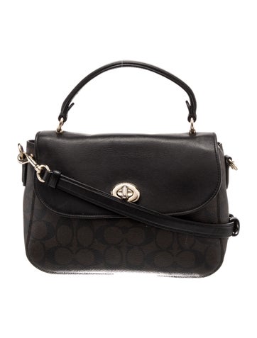 Coach Leather Top Handle Bag