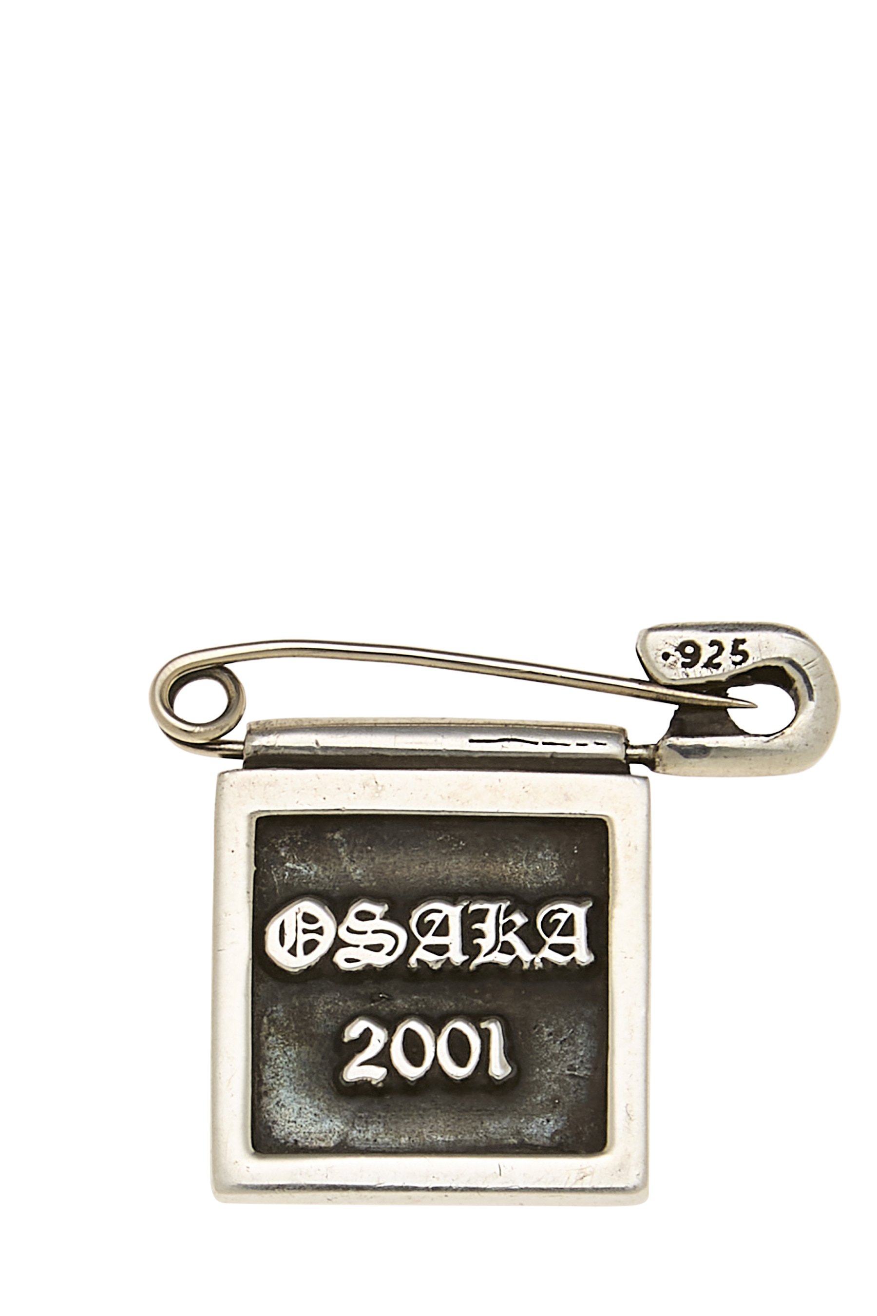 Chrome Hearts Sterling Silver Osaka Safety Frame Pin
