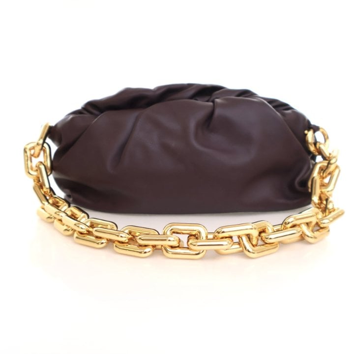Bottega Veneta Bottega Venata Large Calfskin The Chain Pouch