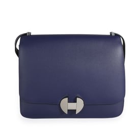 Hermes Hermès Bleu Encre Evercolor 2002 26 Bag PHW