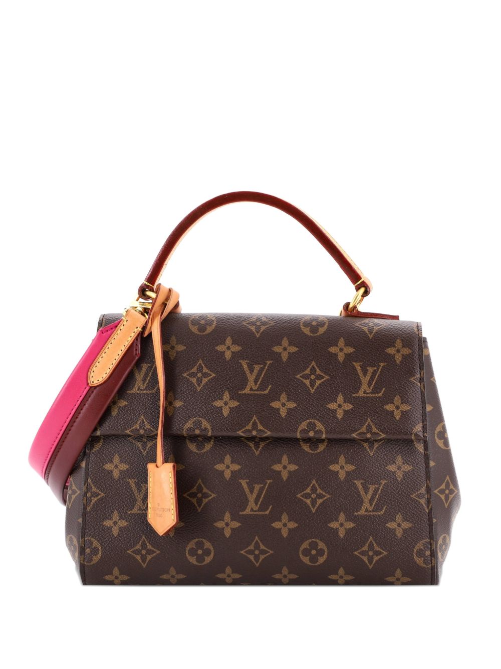 Louis Vuitton Cluny Top Handle Bag Monogram Canvas BB satchel