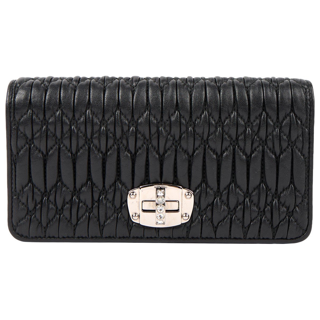 Miu Miu Miu Crystal leather handbag