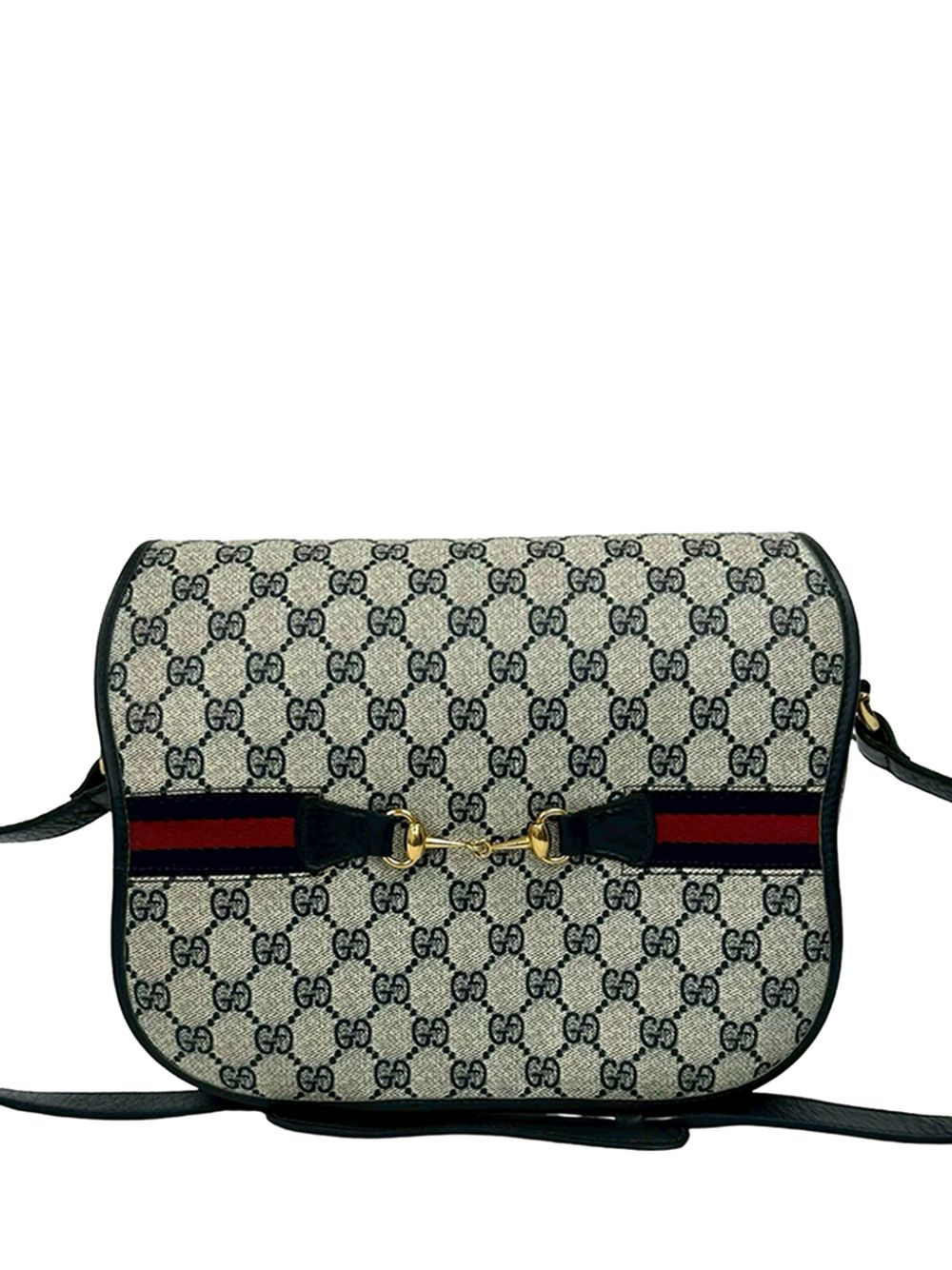 1970-1980 GG Supreme Horsebit Web crossbody bag
