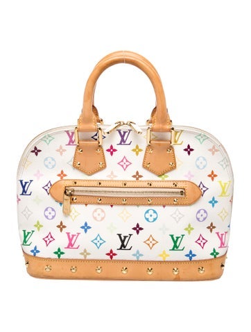 Multicolore Monogram Alma PM