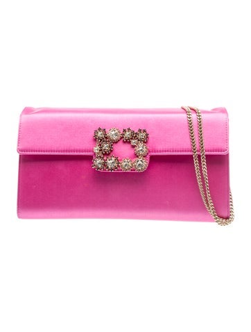 Roger Vivier Satin Clutch